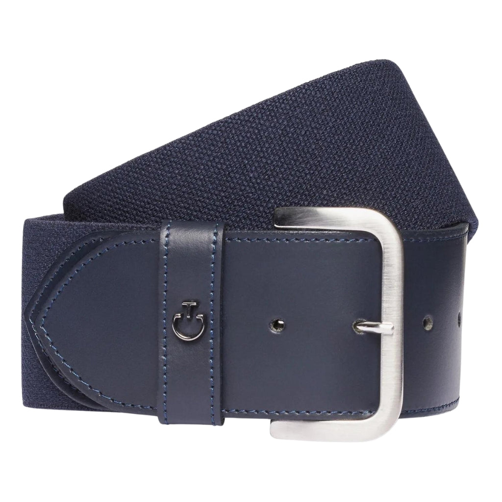 Cavalleria Toscana Wide Belt - Navy — Equi Products display picture 1