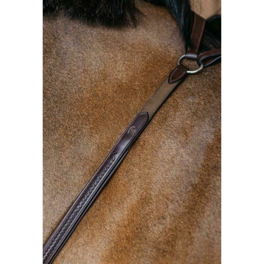 Dyon Breastplate Braided New English Leather Brown