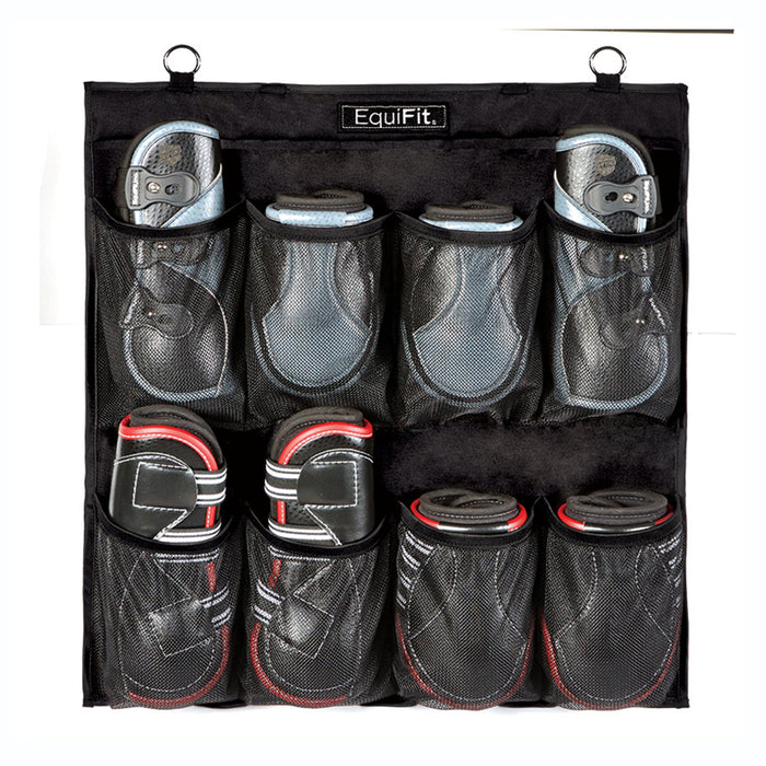 EquiFit Hanging Boot Organizer 8 Pocket with boots