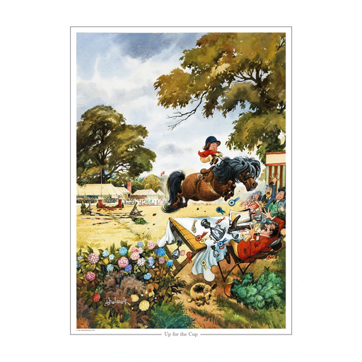 Thelwell "Up for the Cup" Collectors Print