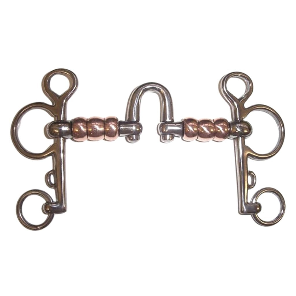 Abbey England Hanovarian Pelham Bit Copper Roller — Equi Products