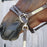 Kentucky Horsewear Synthetic Leather Covered Chain Lead on horse