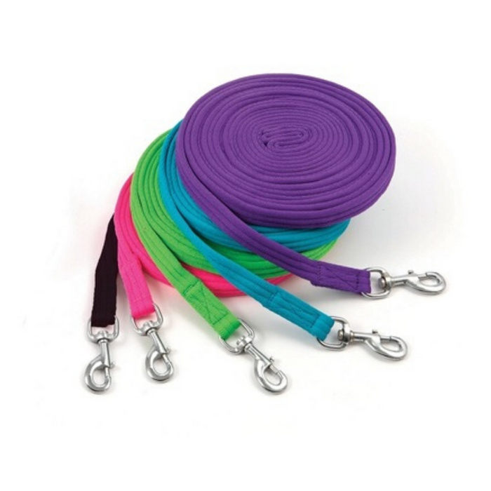 Shires Soft Feel Lunge Line 26' solid colours