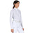 Cavalleria Toscana Jersey Long Sleeve Competition Shirt With Perforated Inserts White/Grey Front