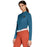 Cavalleria Toscana Tech Piquet Long Sleeve Training Zip Polo Deep Sea Blue