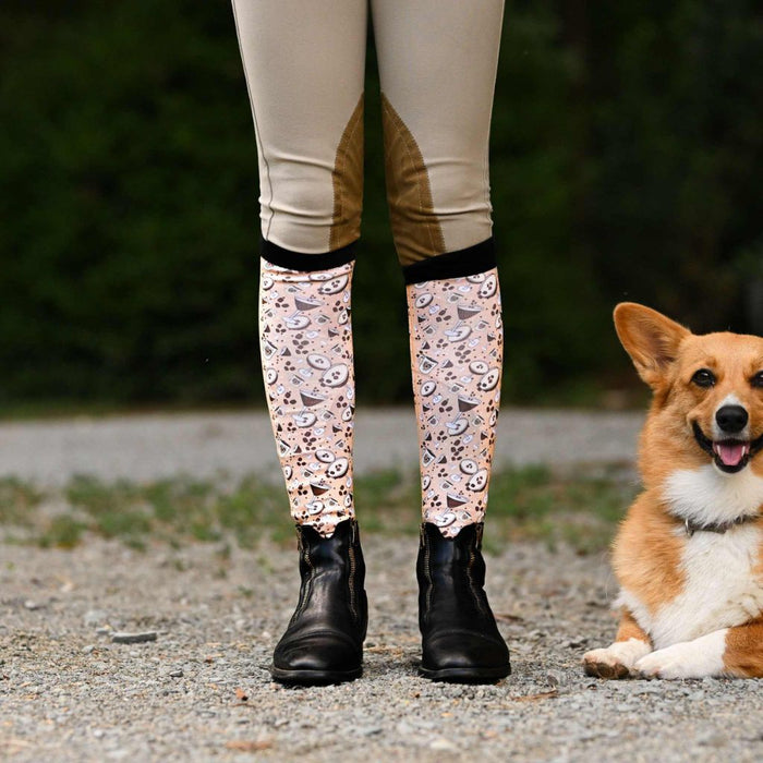 Dreamers & Schemers Boot Socks Fall 2025 Espresso