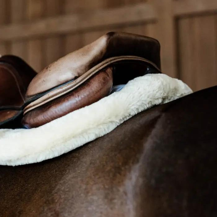 Kentucky Horsewear Hunter Saddle Pad Vegan sheepskin
