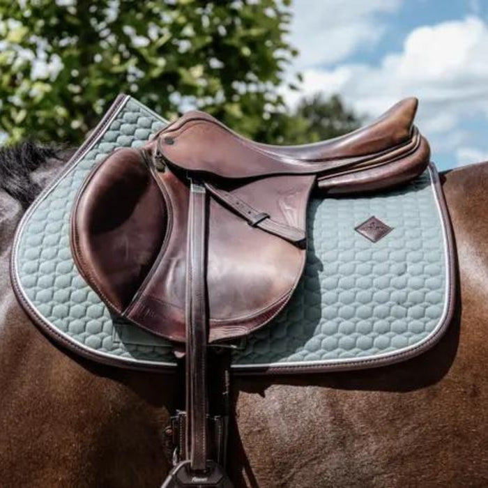 Kentucky Horsewear Saddle Pad Classic Leather Jumping