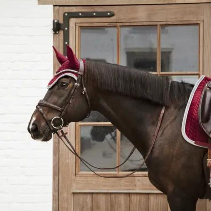 Kentucky Horsewear Fly Veil Wellington Velvet Contrast