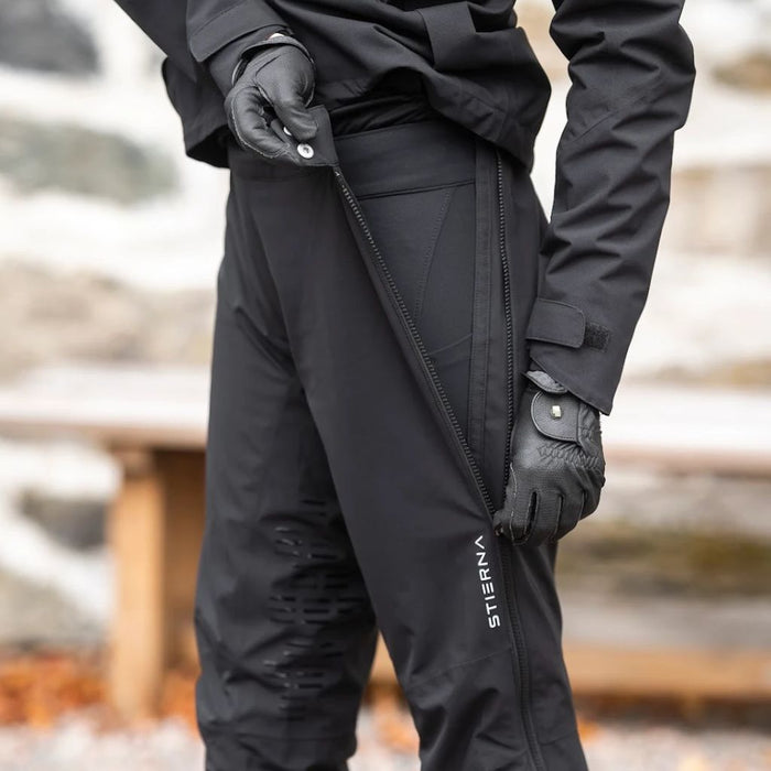 Stierna Storm Short Waterproof Rain Riding Pants Zip Detail