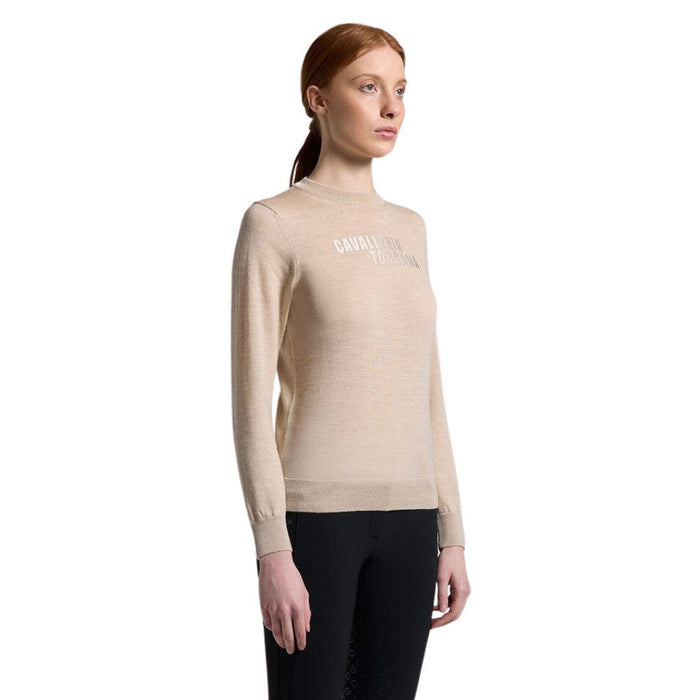 Cavalleria Toscana Crew Neck Sweater Beige
