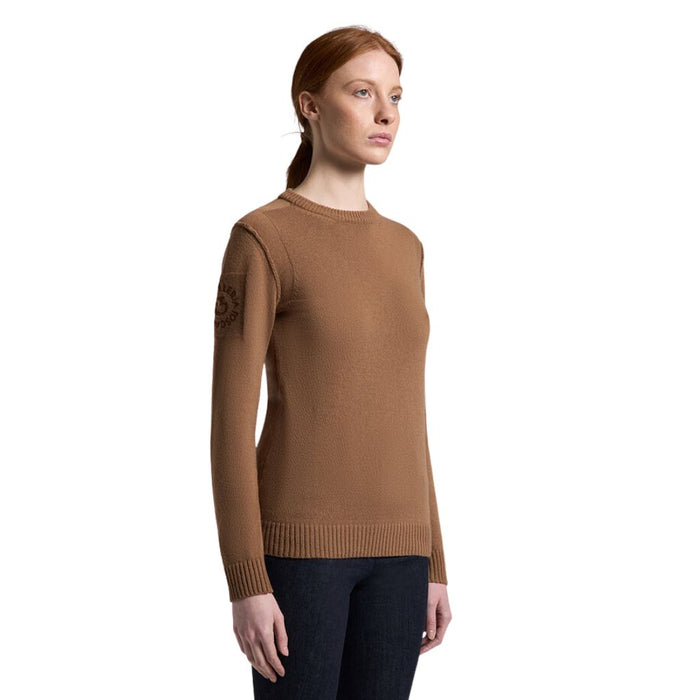 Cavalleria Toscana Pure Wool Turtleneck Sweater Camel Front