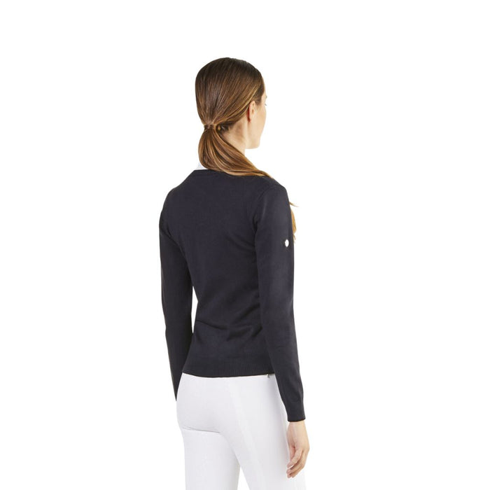 Ego 7 V-Neck Sweater Navy Back