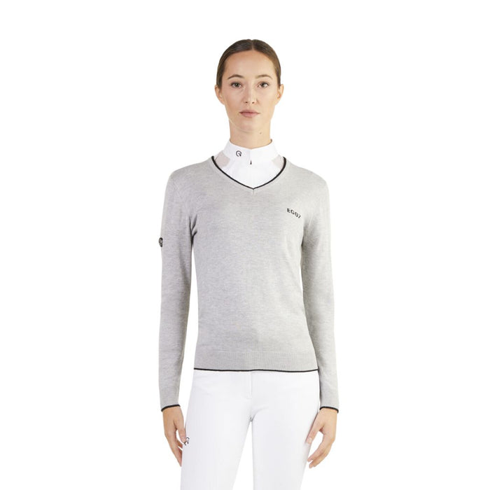 Ego 7 V-Neck Sweater Grey