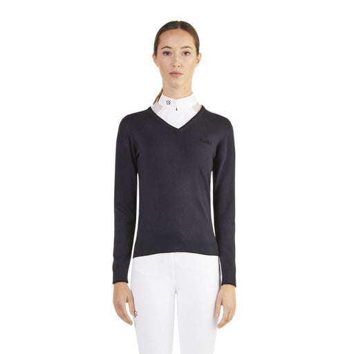 Ego 7 V-Neck Sweater Navy