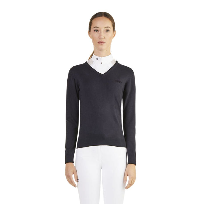 Ego 7 V-Neck Sweater Navy