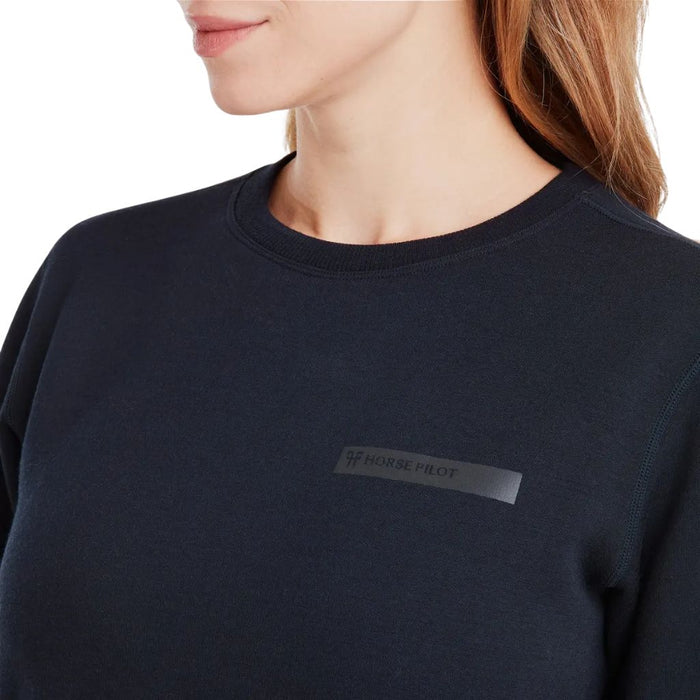 Horse Pilot Merino Sweatshirt Womens Logo