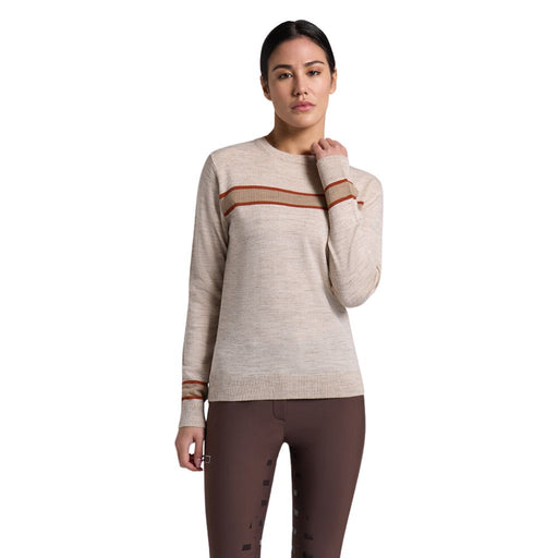 RG Wool Blend Crew Neck Sweater Sandshell Front
