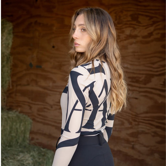 Yagya Monogram Long Sleeve Shirt Tan
