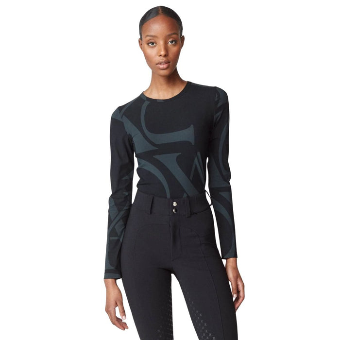 Yagya Monogram Long Sleeve Shirt Black