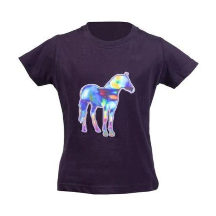 HKM Lola Kids Horse Print Short Sleeve Tee