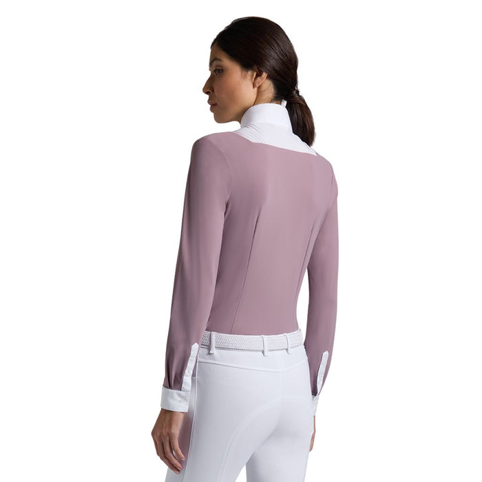 Cavalleria Toscana American Long Sleeve Competition Shirt - Grape Shake Back