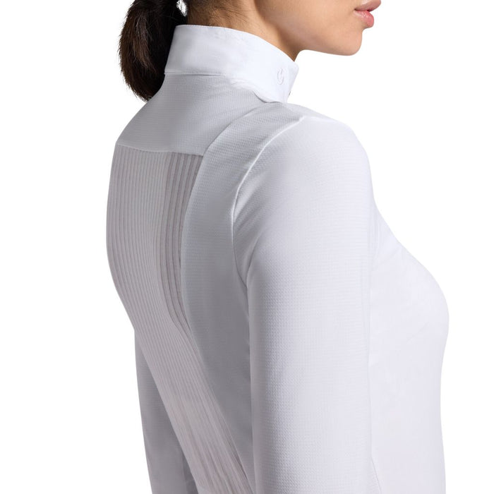 Cavalleria Toscana Warm Jersey With Jacquard Insert Long Sleeve Shirt White Detail