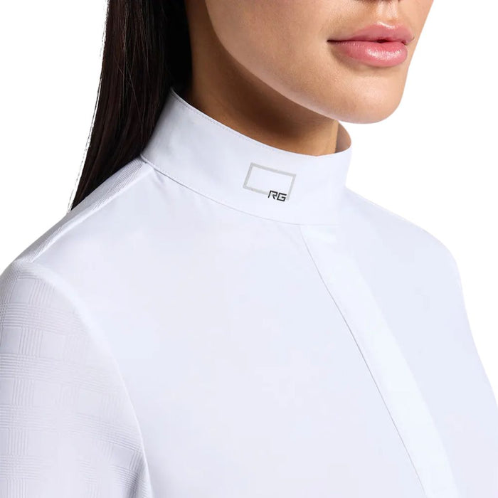 RG Long Sleeve Jacquard Jersey Competition Shirt White