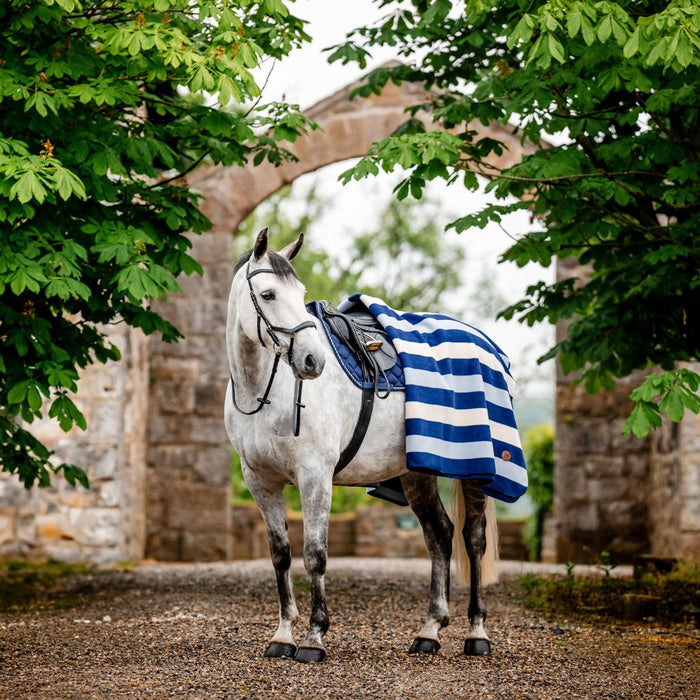 Horseware Newmarket Fleece Square Whitney Navy