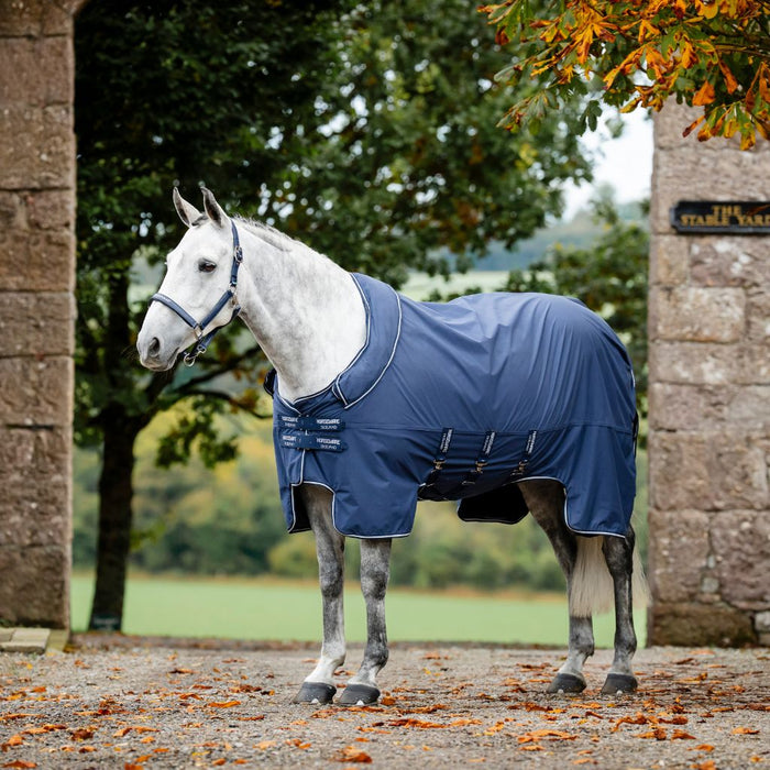 Horseware Show-Ready Rug by Horseware Ireland Navy Neck Folded up