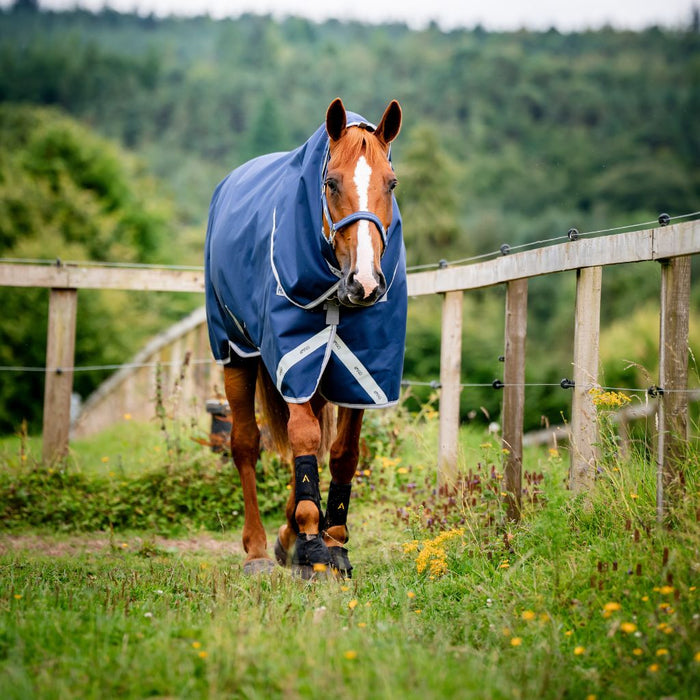 Amigo 1200D Plus Heavy 400g by Horseware Ireland Navy Silver