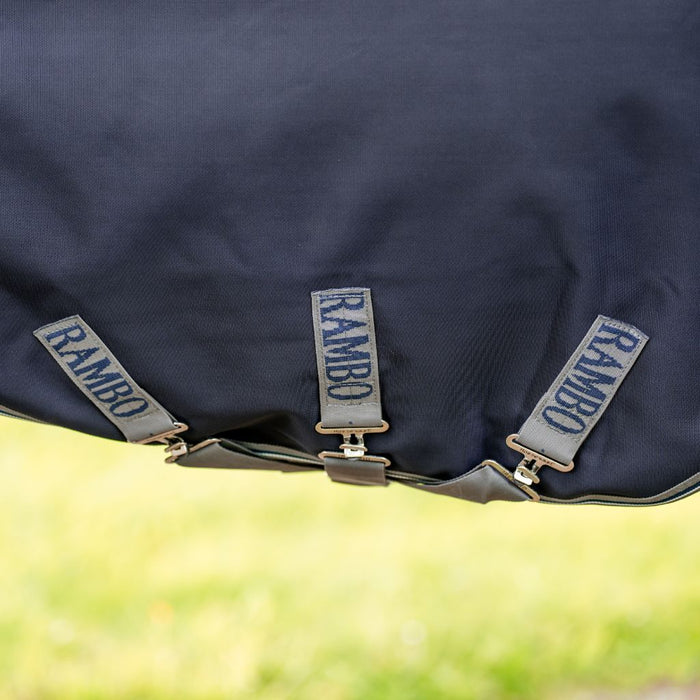 Rambo 1680D Plus Turnout with Vari-Layer 250g by Horseware Ireland Belly Strap Detail