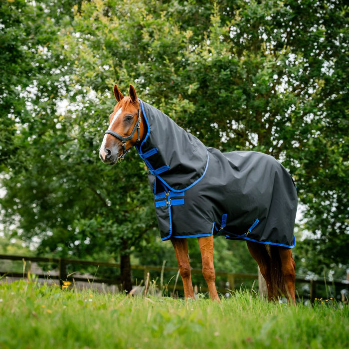 Amigo Ripstop 900D Plus Turnout 200g by Horseware Ireland Black Blue