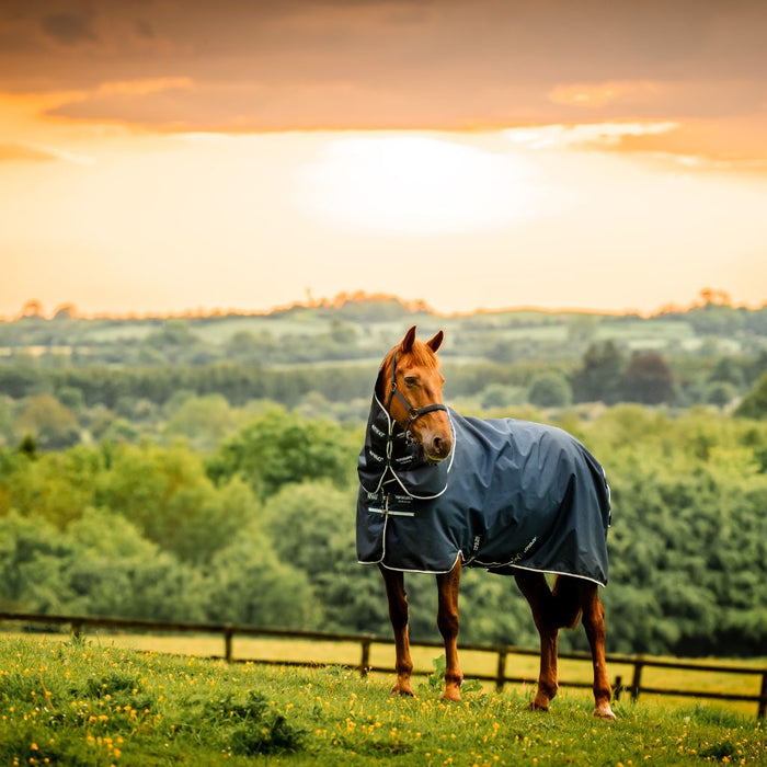 Amigo Ripstop 900D Plus Turnout 200g by Horseware Ireland Whitney Navy