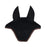 Kentucky Horsewear Wellington Fly Veil with Leather Trim black