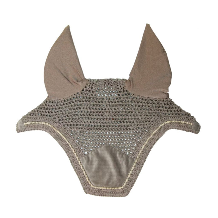 Kentucky Horsewear Wellington Basic Velvet Fly Veil Beige