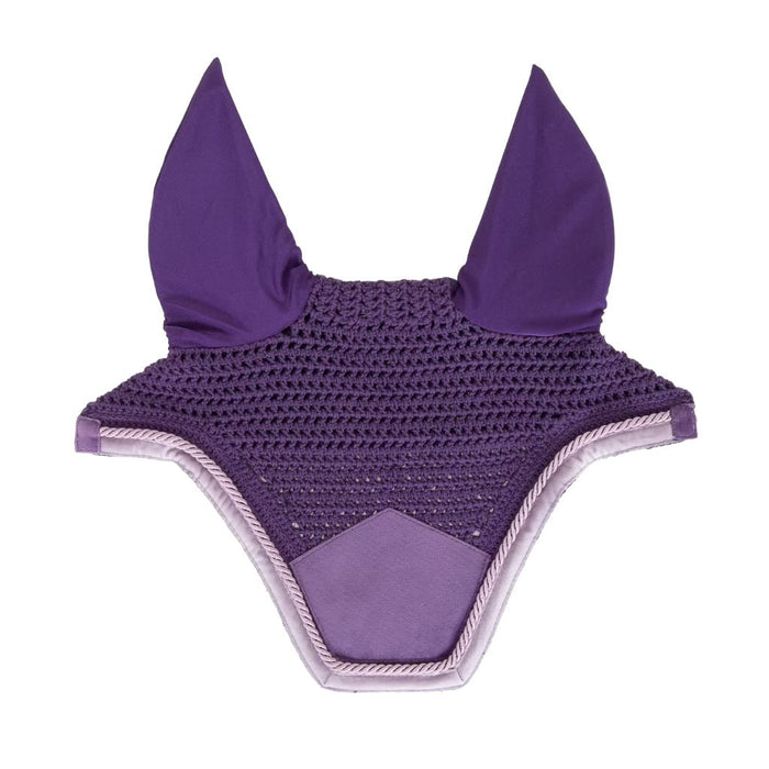 Kentucky Horsewear Fly Veil Wellington Velvet Contrast Royal Purple