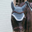 Kentucky Horsewear Wellington Fly Veil Plaited Cord Light Blue