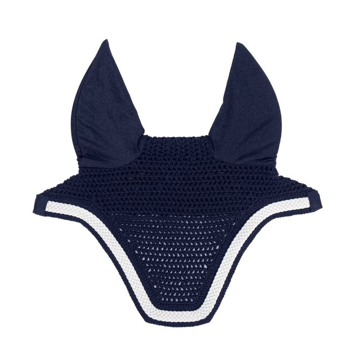 Kentucky Horsewear Wellington Fly Veil Plaited Cord navy