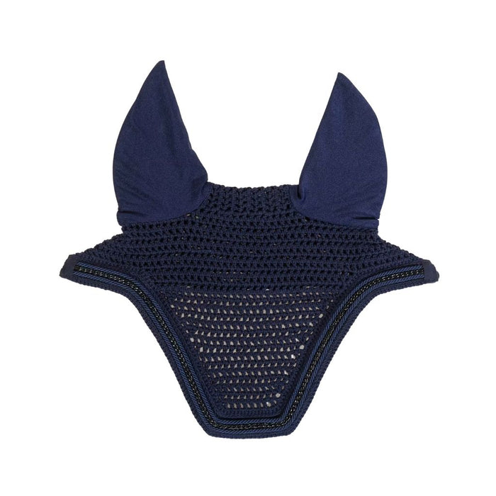 Kentucky Horsewear Fly Veil Wellington Metal Chain Navy