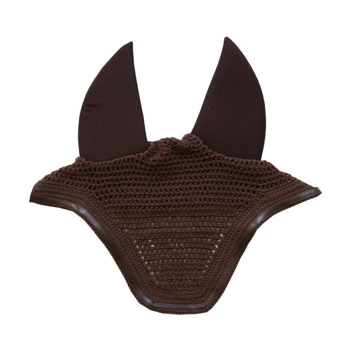 Kentucky Horsewear Fly Veil Wellington Leather Soundless brown