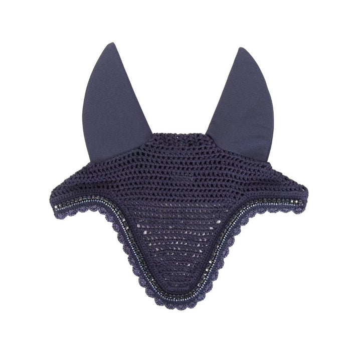 Kentucky Horsewear Fly Veil Long Stone Pearl Soundless navy