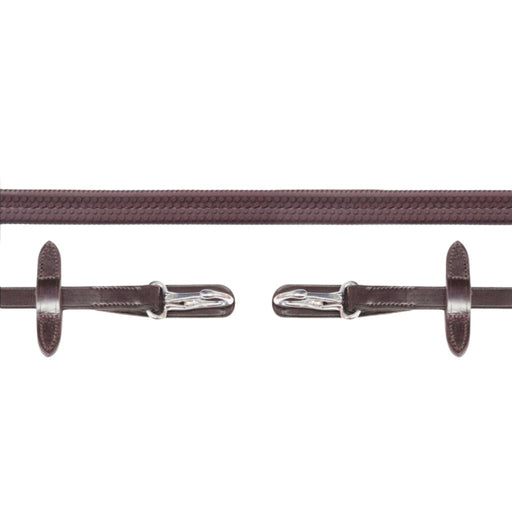 Schockemohle Neo Rubber Reins With Clips Brown