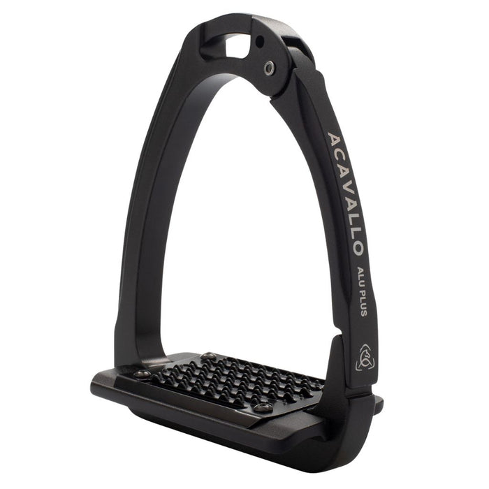 Acavallo Arena AluPlus 2.0 Aluminum Safety Stirrups Black