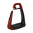 FreeJump Soft'Up Classic+ Stirrups Black Pearl red