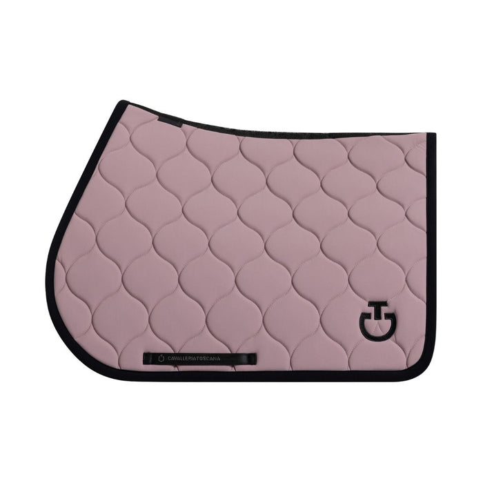 Cavalleria Toscana Circular Quilted Jumping Pad Grape Shake