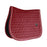 Kentucky Horsewear Saddle Pad Velvet Jumping Bordeaux