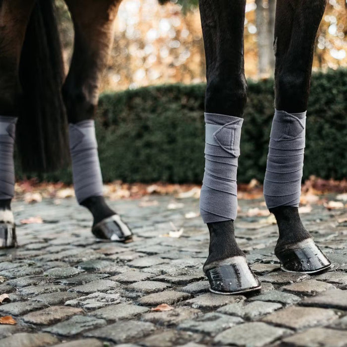 Kentucky Horsewear Polar Fleece Wraps grey