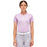 Cavalleria Toscana Pixel Stitch Orbit Cotton T-Shirt Mauve