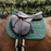 Kentucky Horsewear Saddle Pad Velvet Jumping Dark Green
